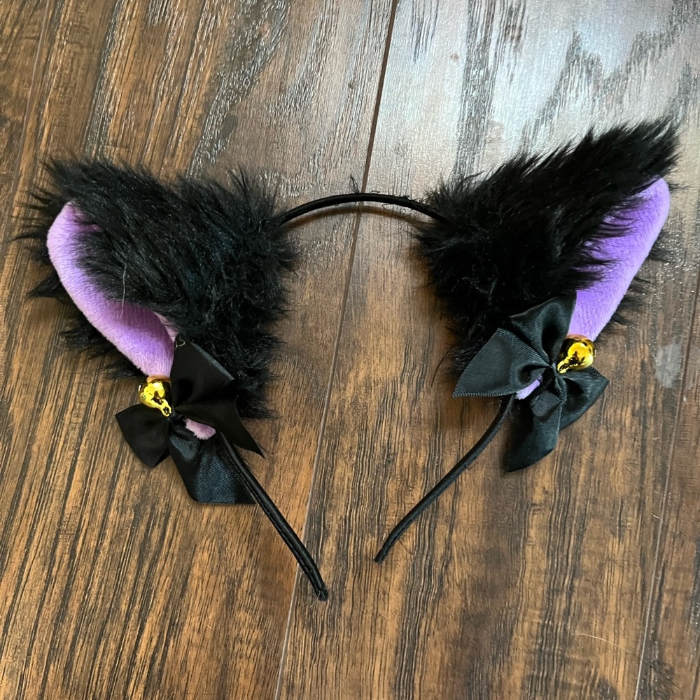 Black Cat Ear Headband